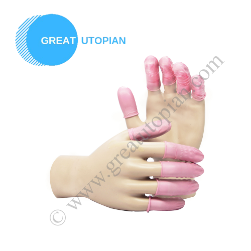 Great Utopian Sdn Bhd Pink Antistatic Finger Cots